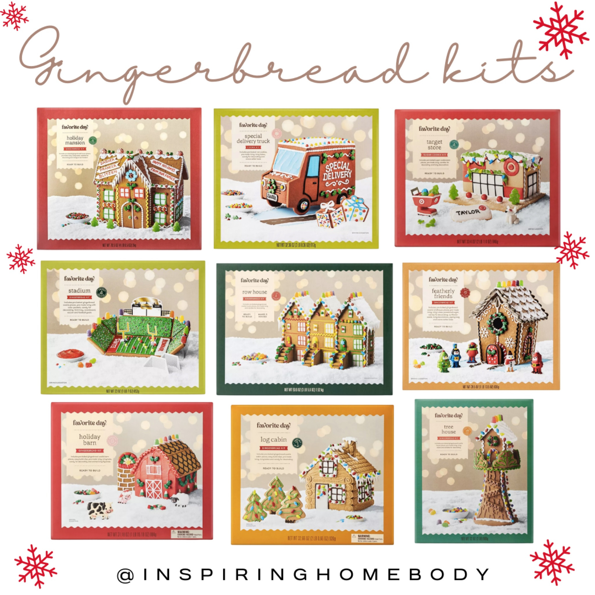 • Gingerbread House Kits • ⁣
One of our favorite family traditions! 🤎 ⁣
⁣

#gingerbread #gingerbreadhouse #gingerbreadhousemaking #gingerbreadhousedecorating #target #targetdeals #targetfinds #targetchristmas #christmastradition #christmasfun #familytime #familyfun #christmastraditions #gingerbreadbuilding #holiday #holidaydecorating #holidayfun 

#LTKHoliday #LTKfamily #LTKkids