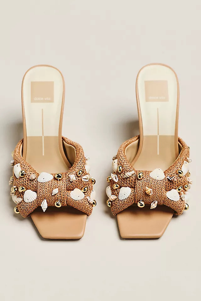 Dolce Vita Tylah Embellished Heeled Sandals | Anthropologie (US)