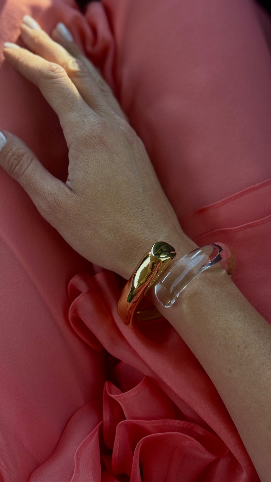 Gold bracelet - linking other bracelets as well that you could stack together 

#LTKSeasonal #LTKSpringSale #LTKStyleTip