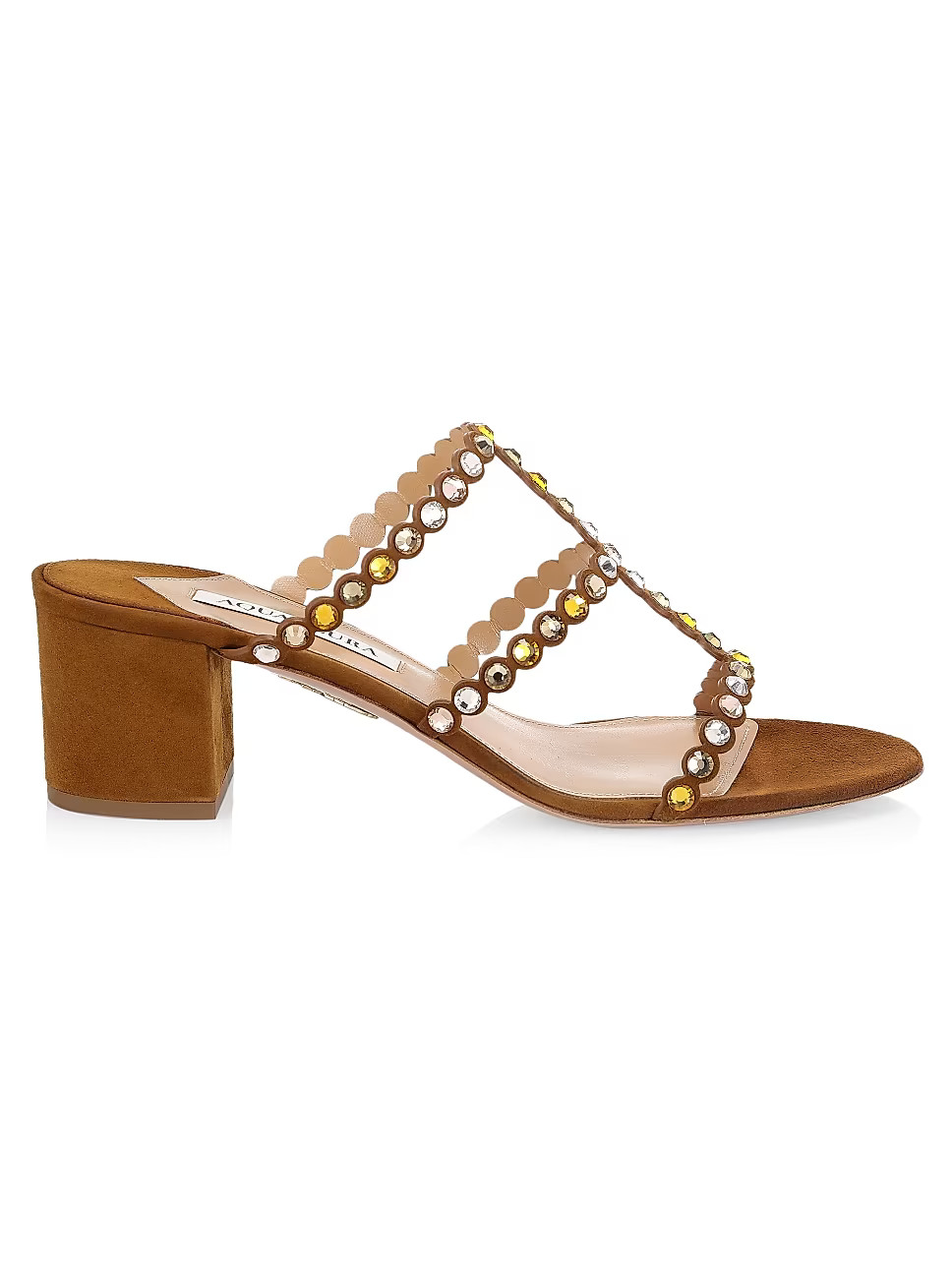 Tequila Leather & Crystal Strass Sandals | Saks Fifth Avenue