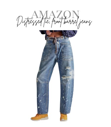 Distressed barrel jeans under $50

#LTKOver40 #LTKSaleAlert #LTKFindsUnder50