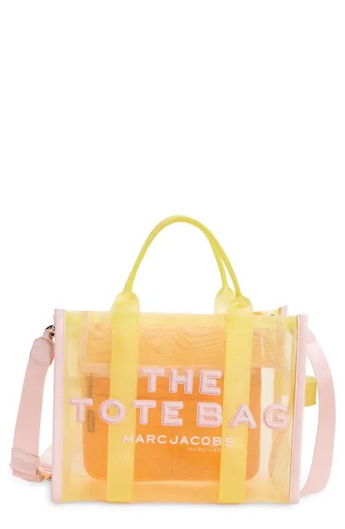 Marc Jacobs The Medium Traveler Mesh Tote in Yellow Multi at Nordstrom | Nordstrom