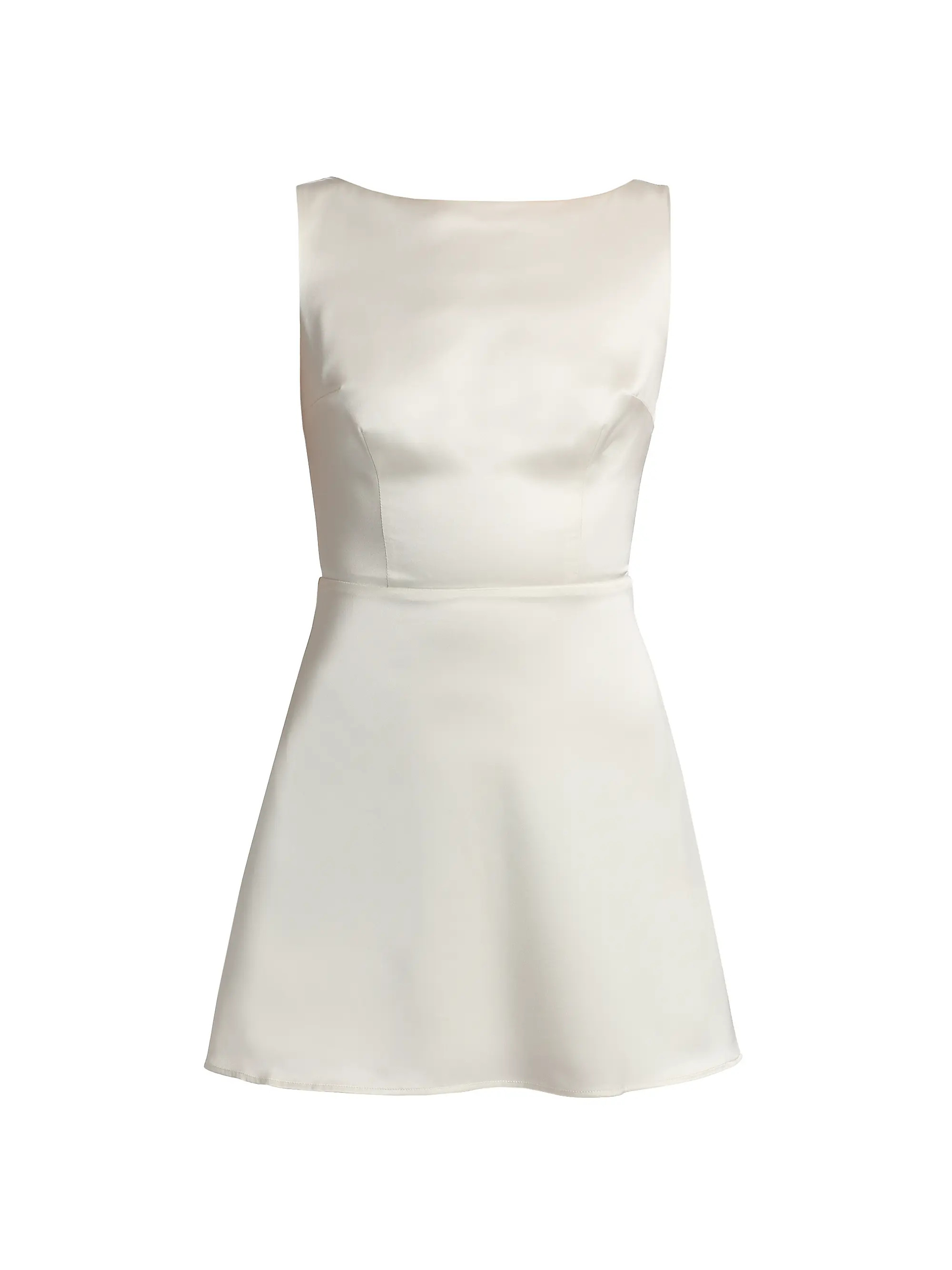 Zenni Satin Minidress | Saks Fifth Avenue