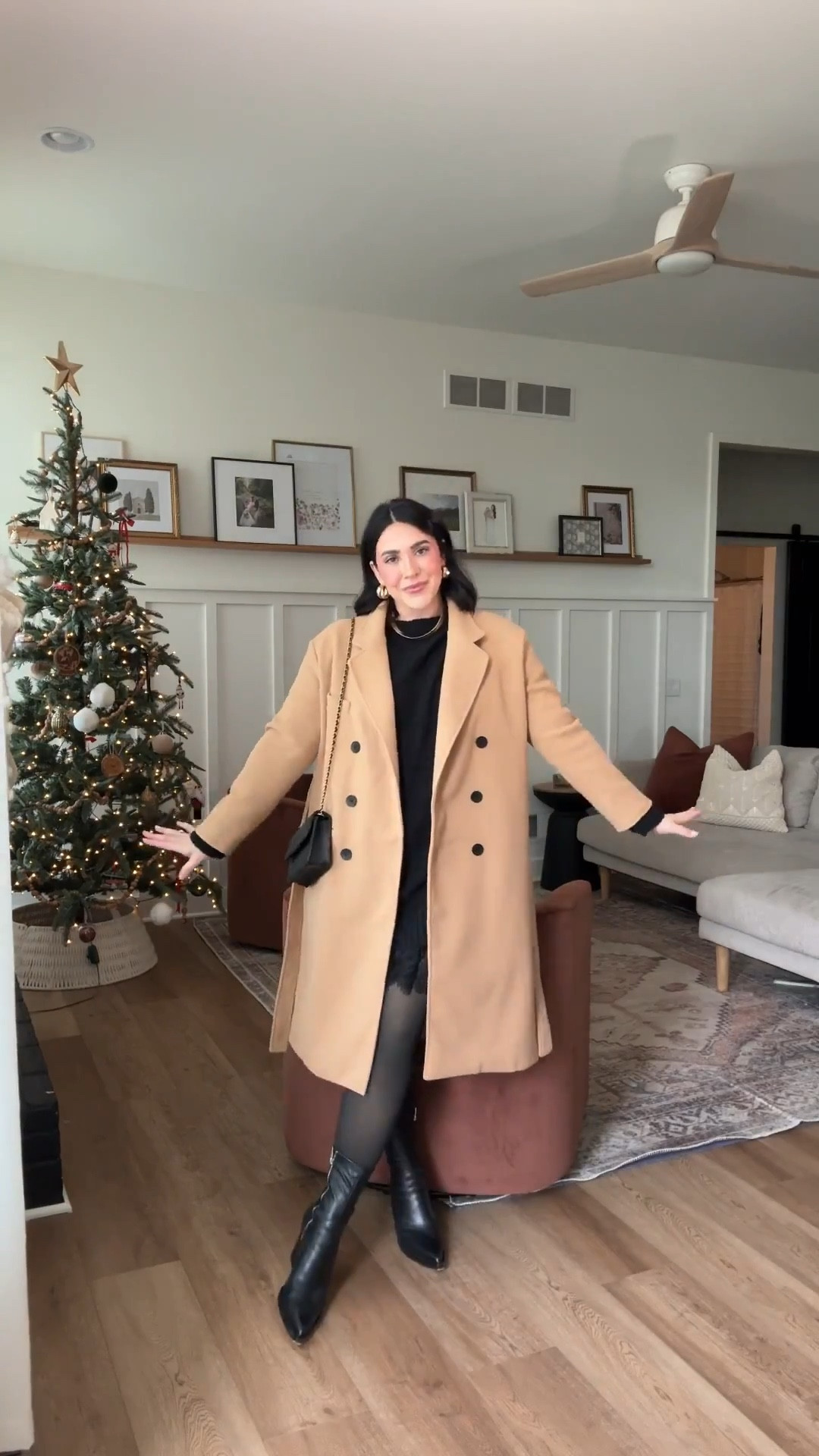 The cutest holiday outfit for my cold weather girlies, these fleece insulated tights are everything! Wear for Christmas party, Thanksgiving, or just a date night out! 

Size L in everything! (Size up if in between) 

Holiday outfit, Christmas outfit, Thanksgiving outfit, midsize style, winter outfit, winter dress, cozy date look, midsize mom outfit

#LTKSeasonal #LTKStyleTip #LTKHoliday