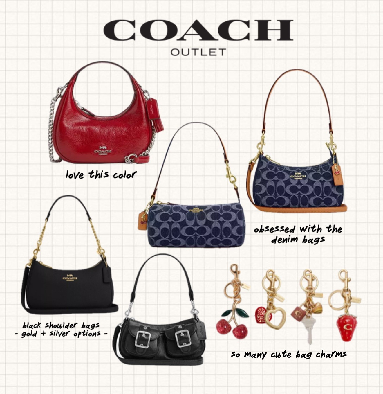 Some of my Coach Outlet favorites! 👜 @coach #CoachNY #AD

#LTKItBag #LTKStyleTip