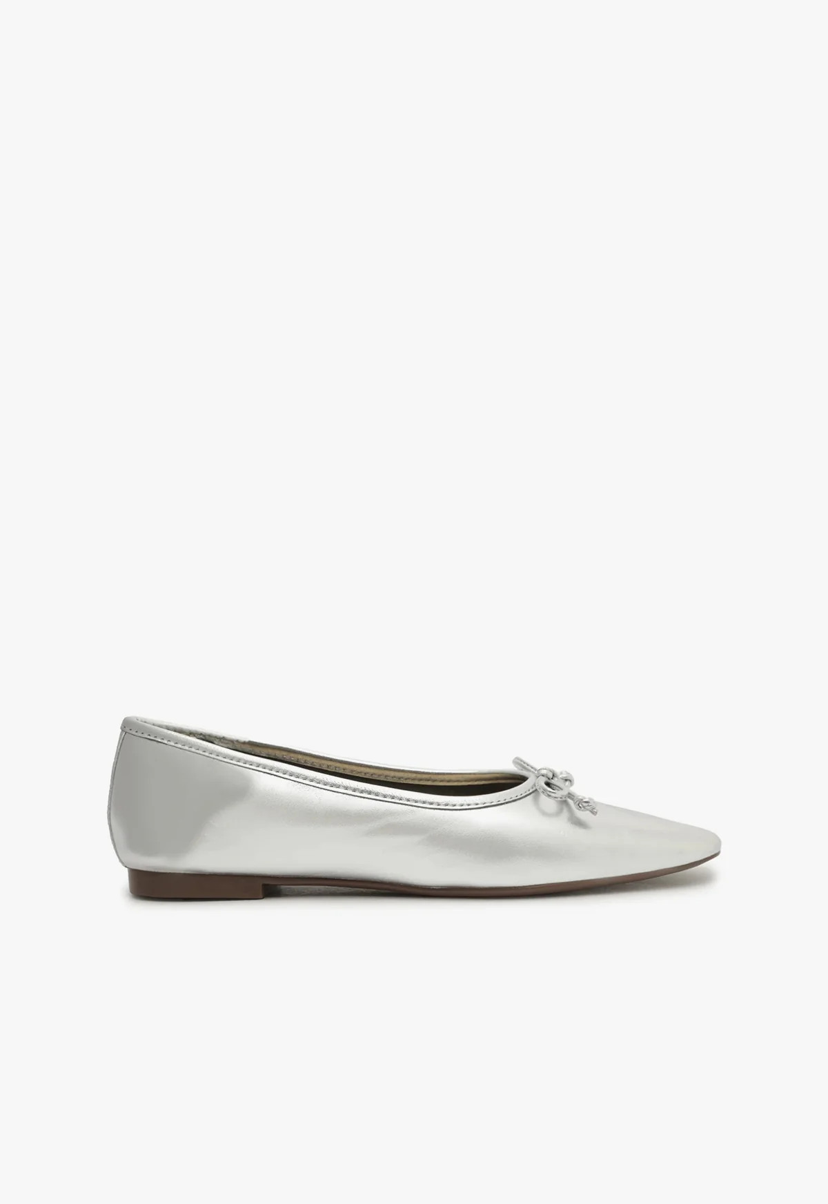Arissa Ballet Flat | Metallic Silver Leather - SCHUTZ | Schutz (US)