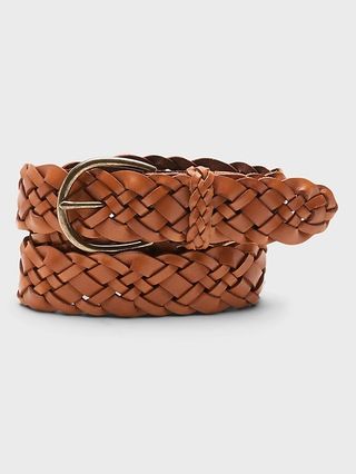 Braided Leather Belt | Banana Republic (US)