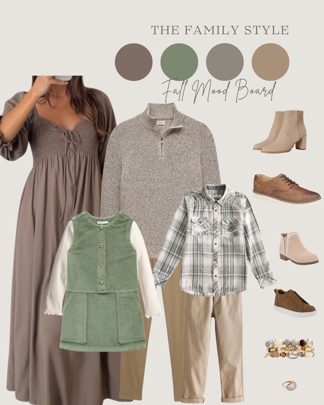 Soft greens and muted browns 💚🤎

#LTKSeasonal #LTKMens #LTKKids