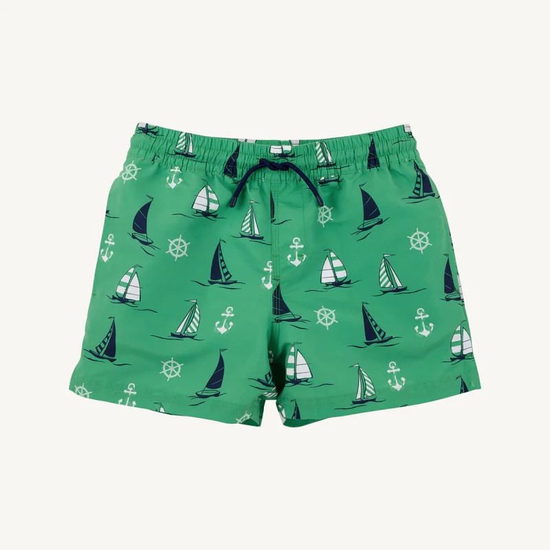 Tortola Trunks - Yacht To Join Us (Kiawah Kelly Green) | The Beaufort Bonnet Company