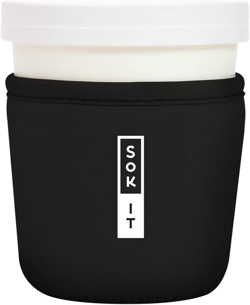 Sok It IceCreamSok Insulated Neoprene Cover (Cherry Bomb, Tapered Ice Cream Pints) | Amazon (US)