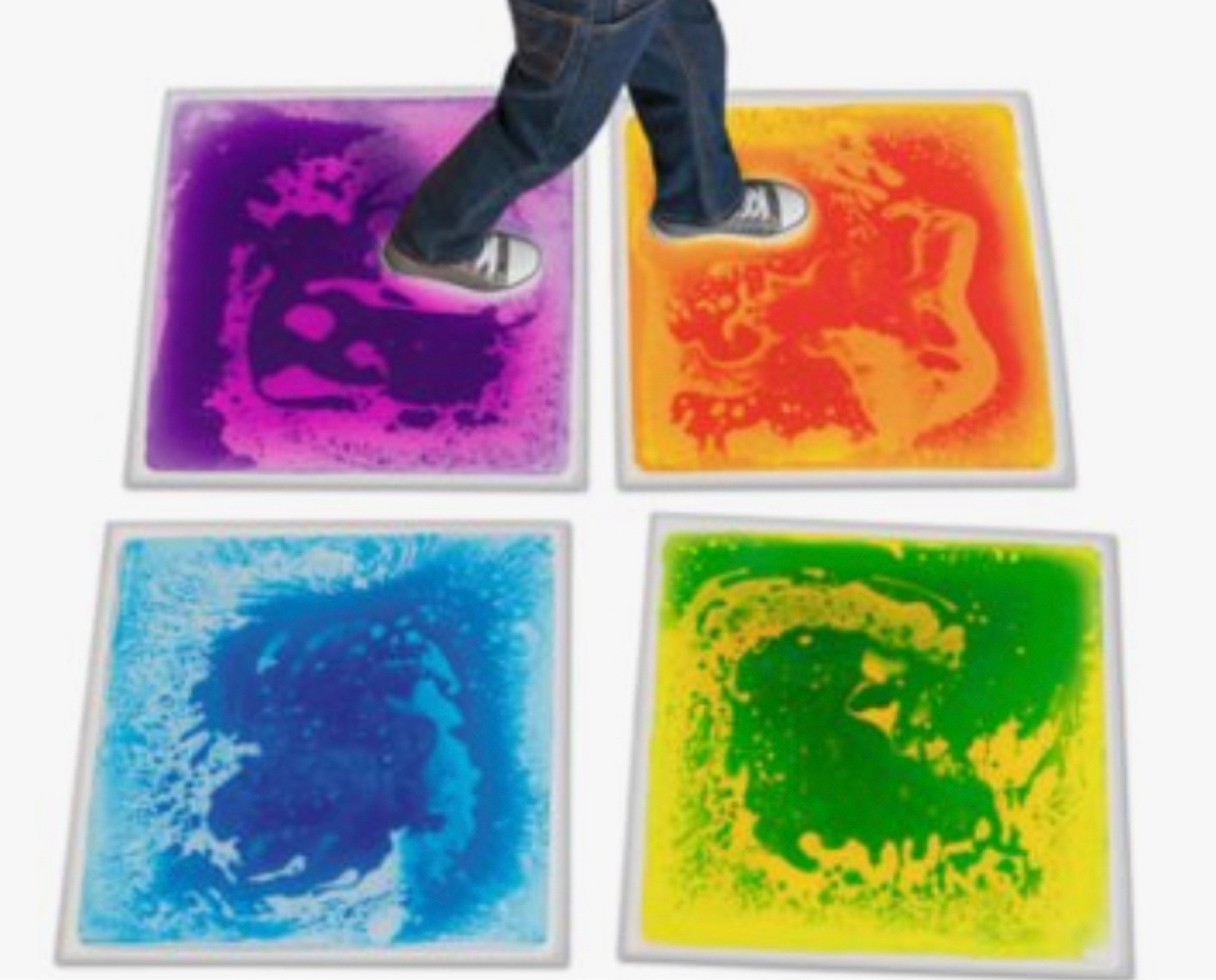 Amazing Lava Tiles for Sensory Play! 