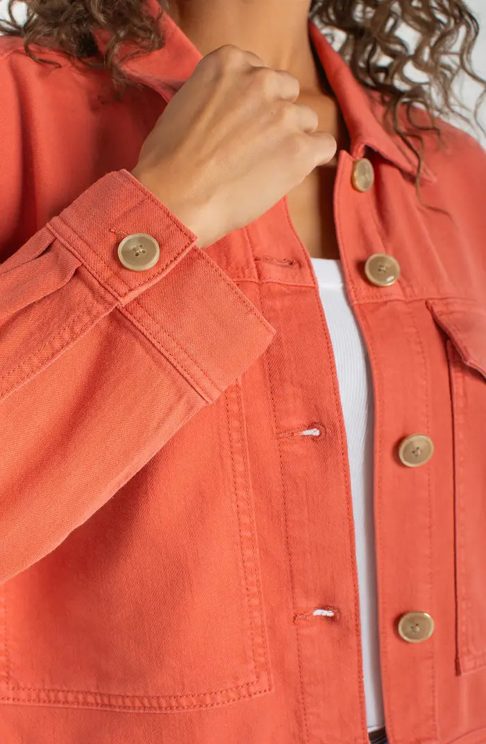 Cropped Oversize Denim Jacket | Nordstrom