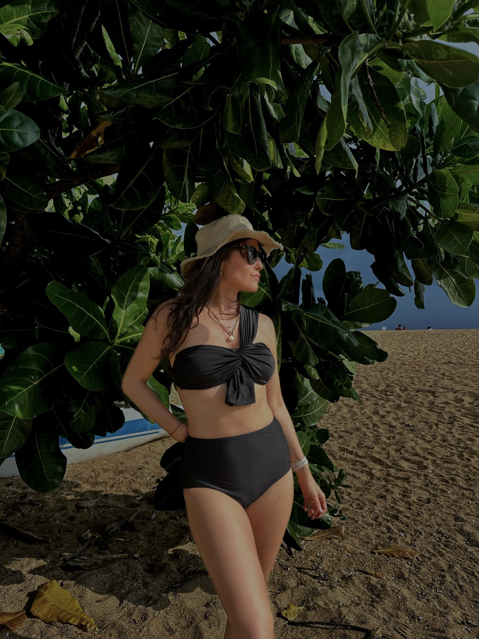 Black bikini, chic bikini, classy bikini set, vacation outfit, Jacquemus hat, holiday hat, safari hat, vacation outfit 

#LTKstyletip #LTKSeasonal #LTKeurope
