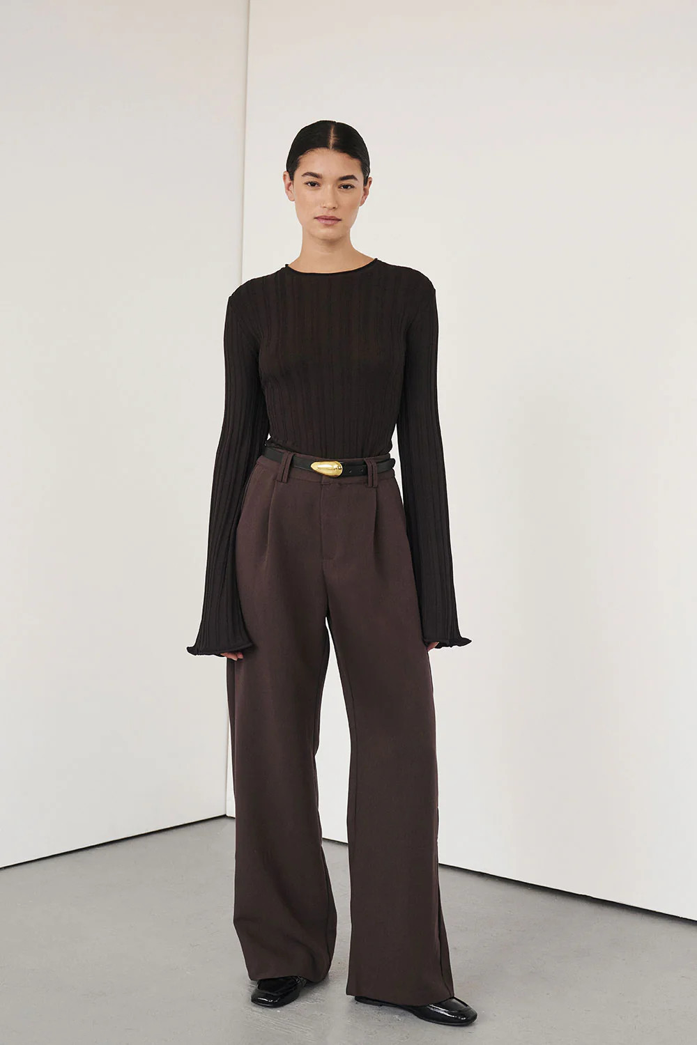 ELLE DARK CHOCOLATE PANT | DISSH