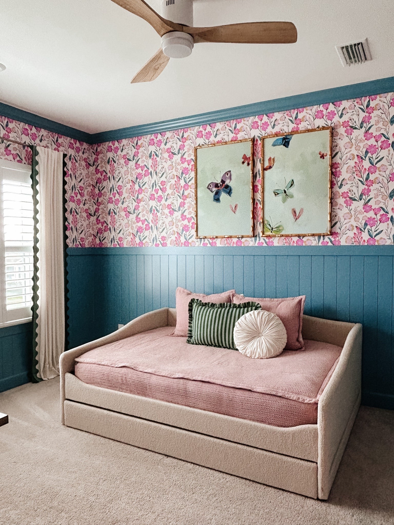 My daughter’s bedroom makeover is officially one of my favorites 🥹
The star of the room is the Penelope Botanical wallpaper from Spoonflower. It adds the perfect mix of soft, playful, and timeless. I paired it with a Retique dresser makeover to bring in warmth and character without losing that sweet girl feel.

Every detail in this room was chosen to grow with her and still feel cozy right now. Paint colors, wallpaper, dresser, decor, and finishing touches are all linked and shoppable on my LTK.

Tap to shop this bedroom makeover and save for future kids room inspiration 🤍

#LTKFindsUnder50 #LTKHome #LTKKids