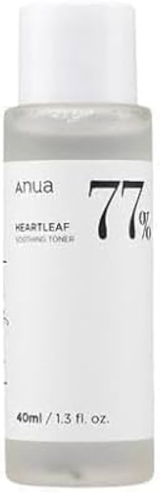 Anua- Heartleaf 77 Soothing Toner Mini I pH 5.5 Trouble Care, Travel Size, Calming Skin, Refreshi... | Amazon (US)