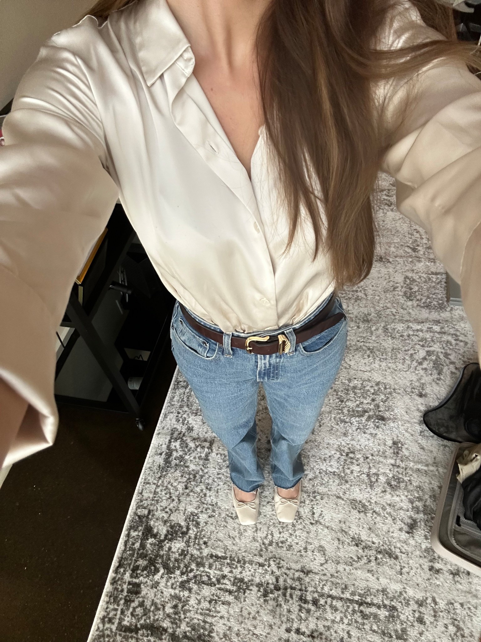 Daytime chic 🤍✨🫶 loved this outfit!! 

#LTKootd #LTKgrwm #LTKWorkwear