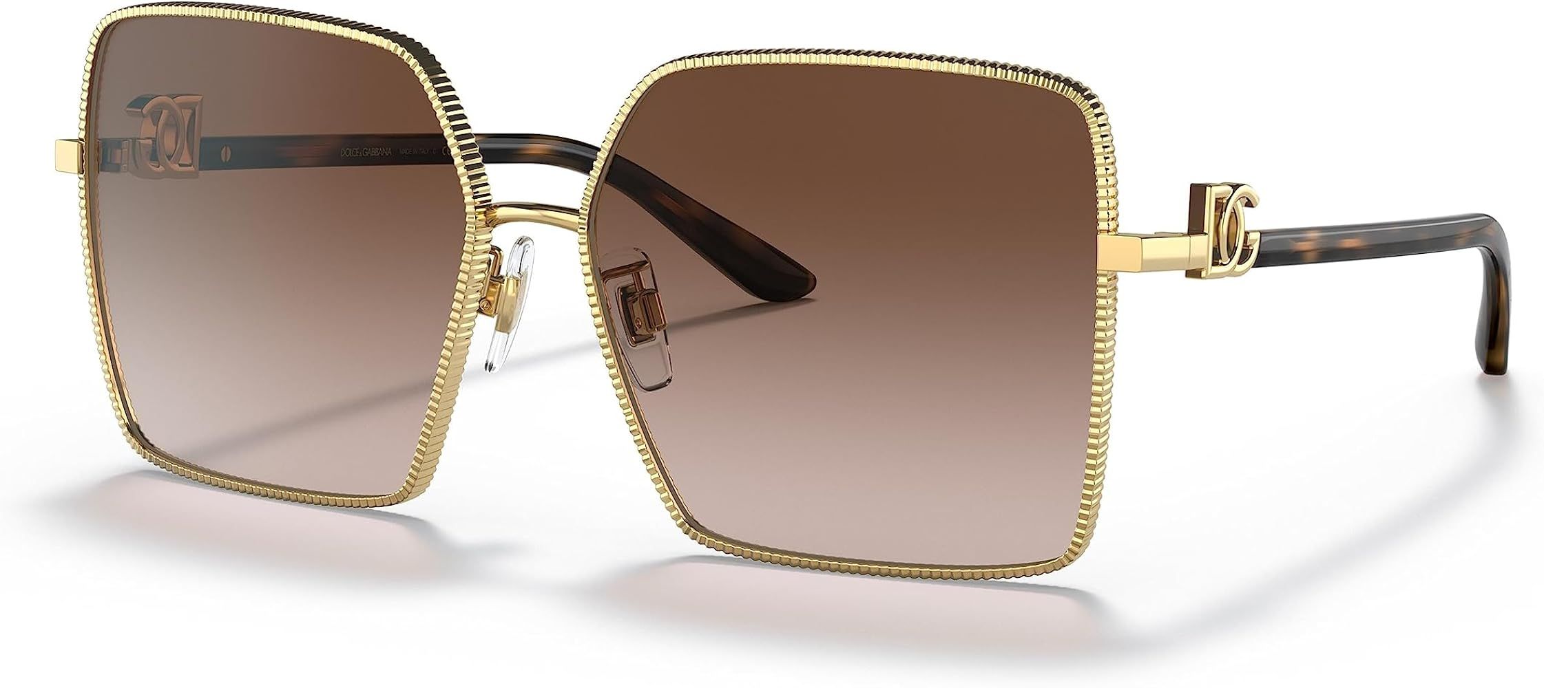 Dolce & Gabbana Women's Round Fashion Sunglasses | Amazon (US)