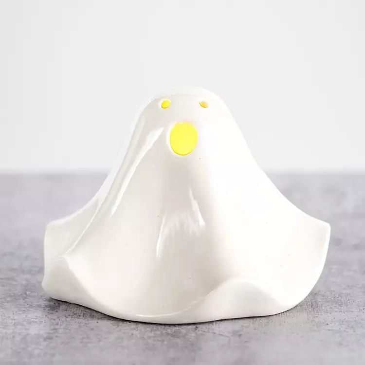 LED White Ceramic Screaming Ghost, 6 in. | Kirkland's Home