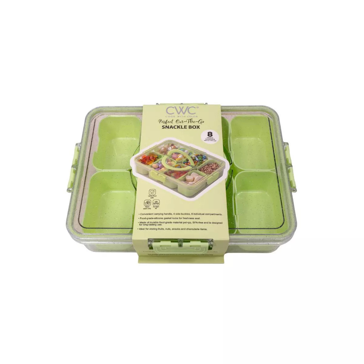 Cook With Color Sparkle Snack Box Food Storage Container | Target