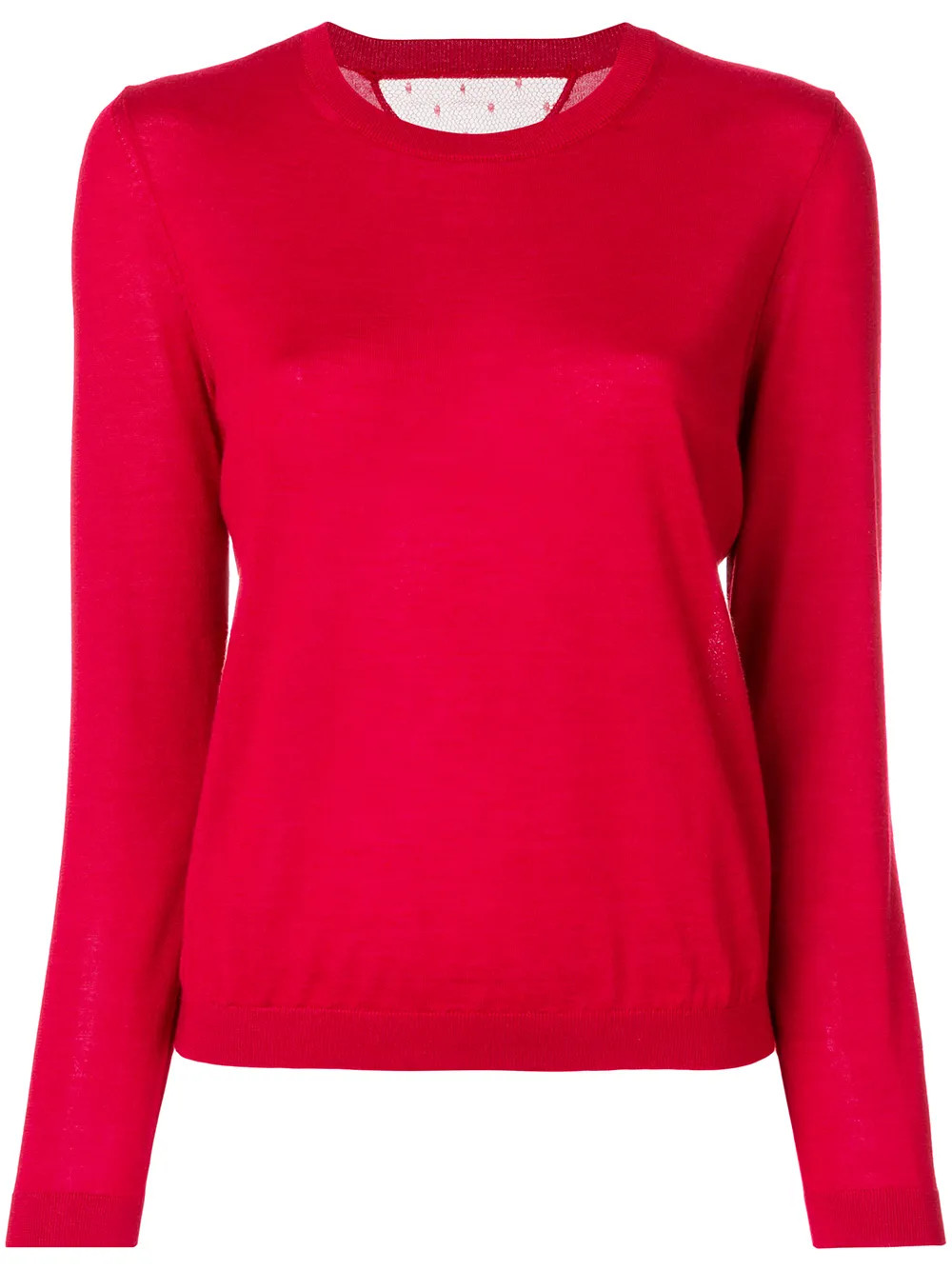 Red Valentino round neck sweater | FarFetch US