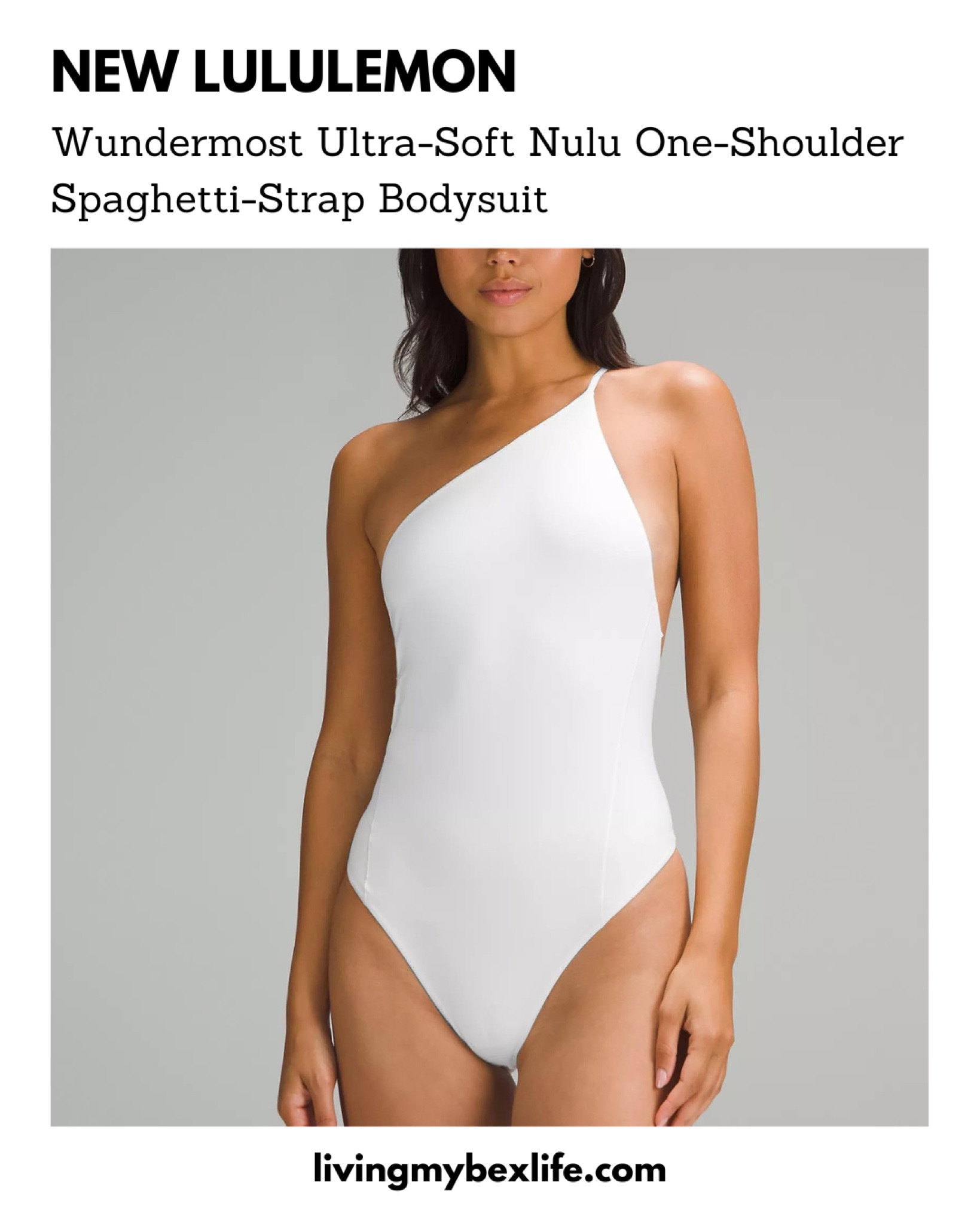 New lululemon Wundermost Ultra-Soft Nulu One-Shoulder Spaghetti-Strap Bodysuit 

Lululemon one piece, Lulu tube top, lululemon pink, Lulu align legging, wunder under, backless summer top , bodysuit, white tank topp

#LTKFitness #LTKActive #LTKU