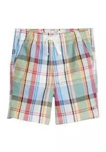 Crown & Ivy™ Boys 4-7 Plaid Shorts | Belk