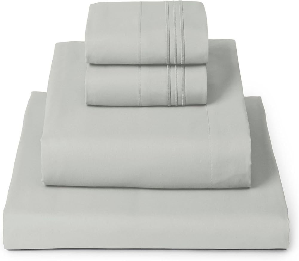 Mellanni King Sheets Set - 4 PC Iconic Collection Bedding - Hotel Luxury, Extra Soft, Cooling Bed... | Amazon (US)