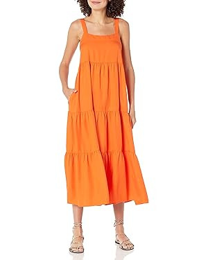 The Drop Women's Britt Tiered Maxi Tent Dress | Amazon (US)