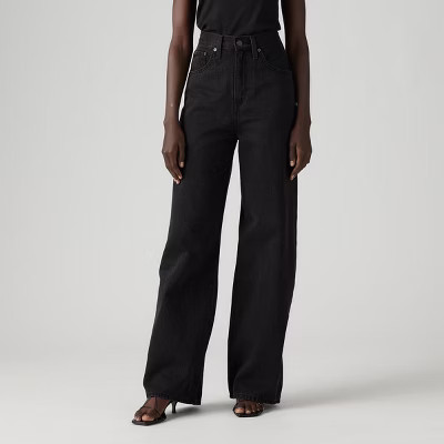 Levi's® Women's High-Rise Cinch Baggy Jeans - Capturing Moments 24: Lightweight Denim, Straight ... | Target