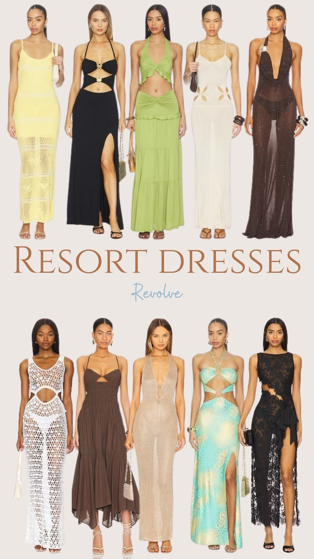 Resort, vacation dresses from Revolve 

#spring #summer #travel #reaort #vacation 

#LTKootd #LTKWedding #LTKTravel