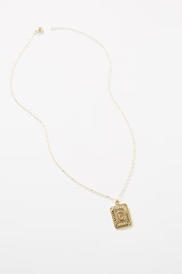 Whim Monogram Pendant Necklace | Anthropologie (US)
