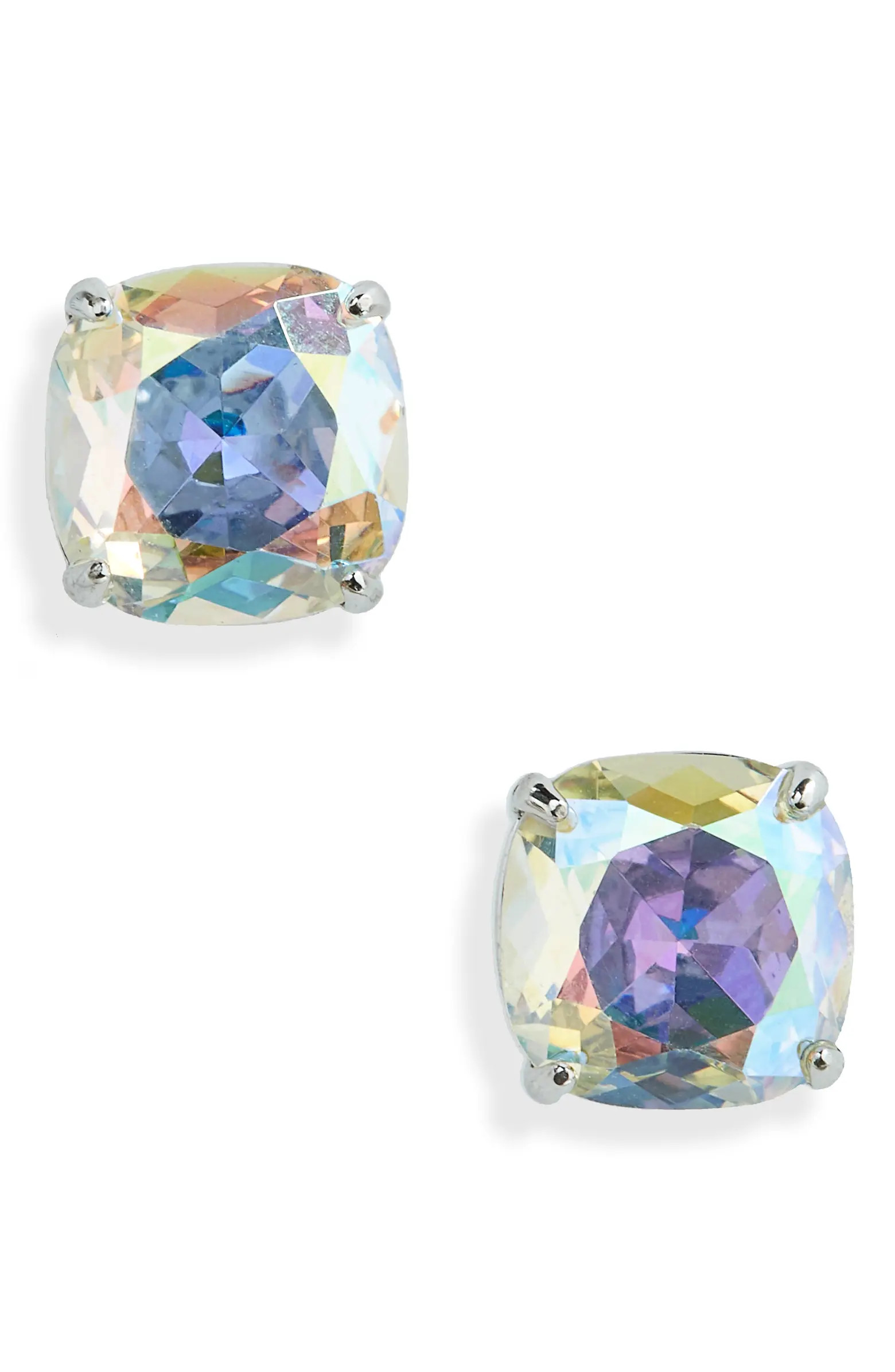 mini small square semiprecious stone stud earrings | Nordstrom