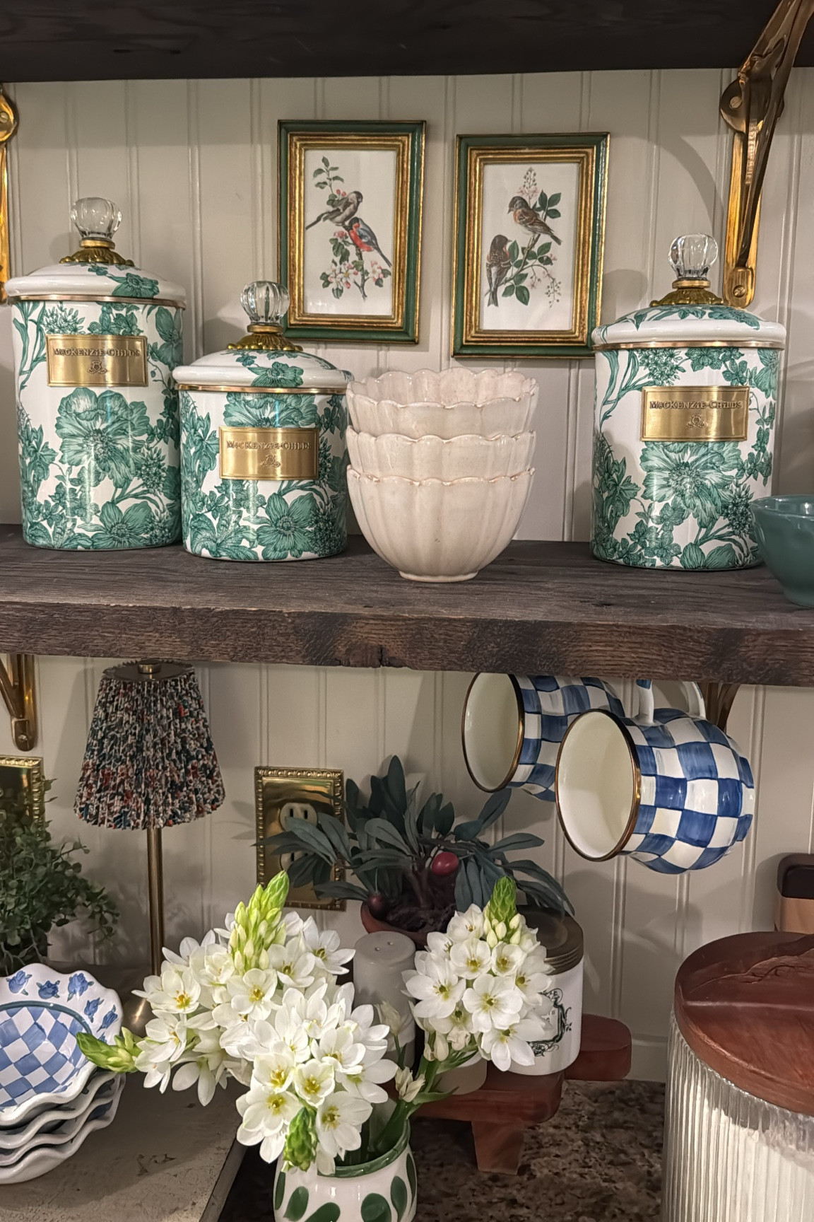 Having a little moment with my new MacKenzie-Childs pieces. The Emerald English Garden canisters are so so pretty!! I love them. Linking everything heree

#LTKHome #LTKSeasonal #LTKMothersDay