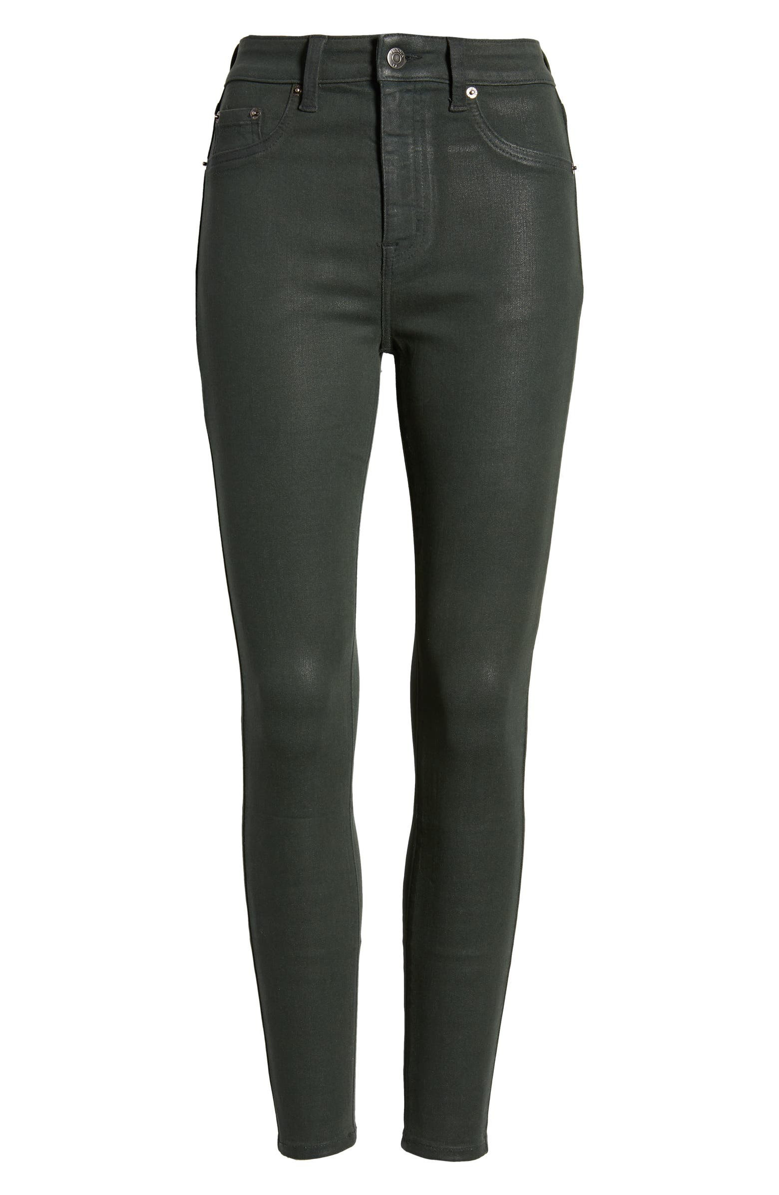 Aline High Waist Coated Skinny Jeans | Nordstrom