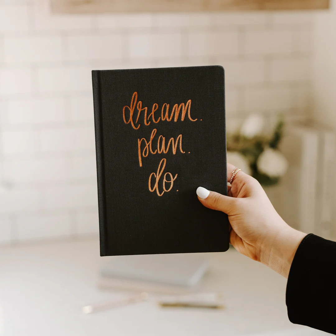 Dream Plan Do Fabric Journal | Sweet Water Decor, LLC