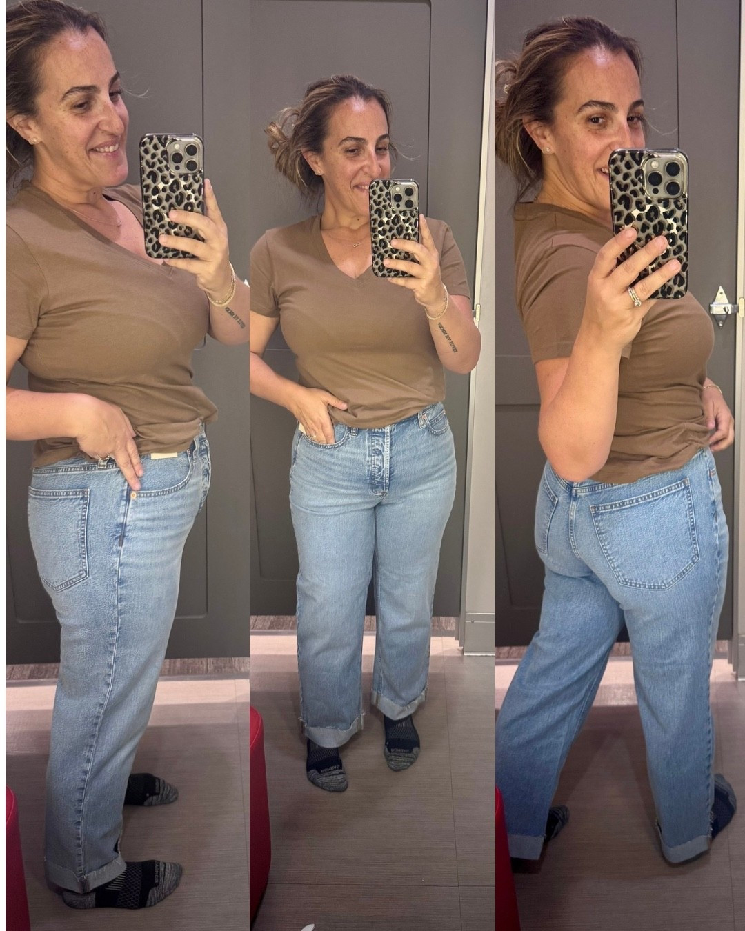 These have almost no stretch! High rise and hold you in. I’d go up if you’re in between but I’m in a 10 

#LTKStyleTip #LTKOver40 #LTKFindsUnder50