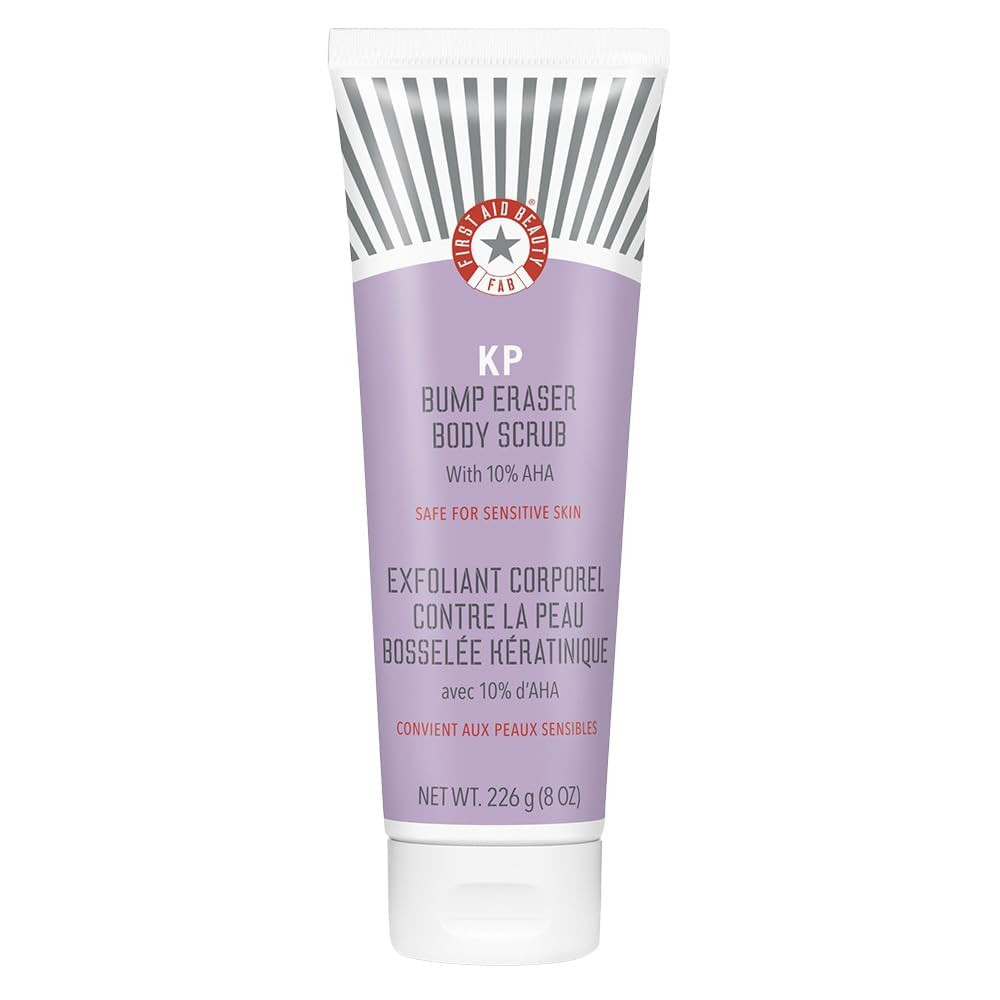 First Aid Beauty KP Bump Eraser Body Scrub with 10% AHA, Keratosis Pilaris Skin Exfoliator with G... | Amazon (US)