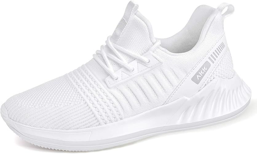 Akk Womens Walking Tennis Shoes - Slip On Memory Foam Lightweight Casual Sneakers for Gym Travel ... | Amazon (US)