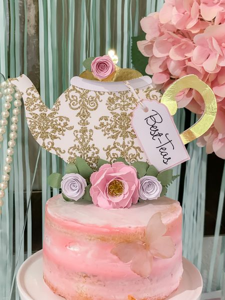 Galentine’s tea party cake topper and edible butterfly cake decor  

#LTKSeasonal #LTKunder50 #LTKhome