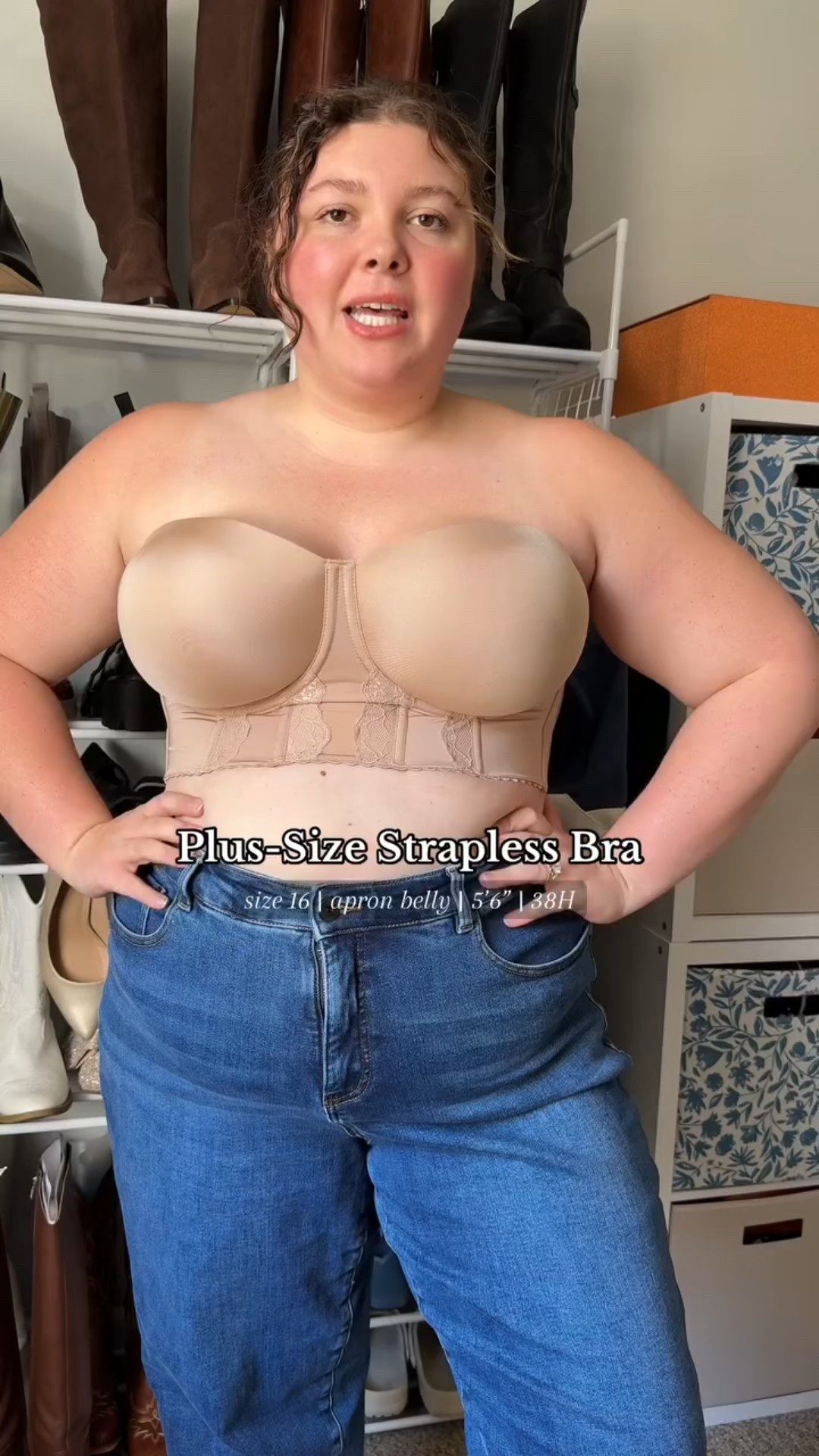 Finally, a struggle bra that actually supports the girls!! 🤍 #TikTokShopCreatorPicks #TikTokShopBlackFriday #straplessbra #plussizebra #FashionDeals

#LTKPlusSize