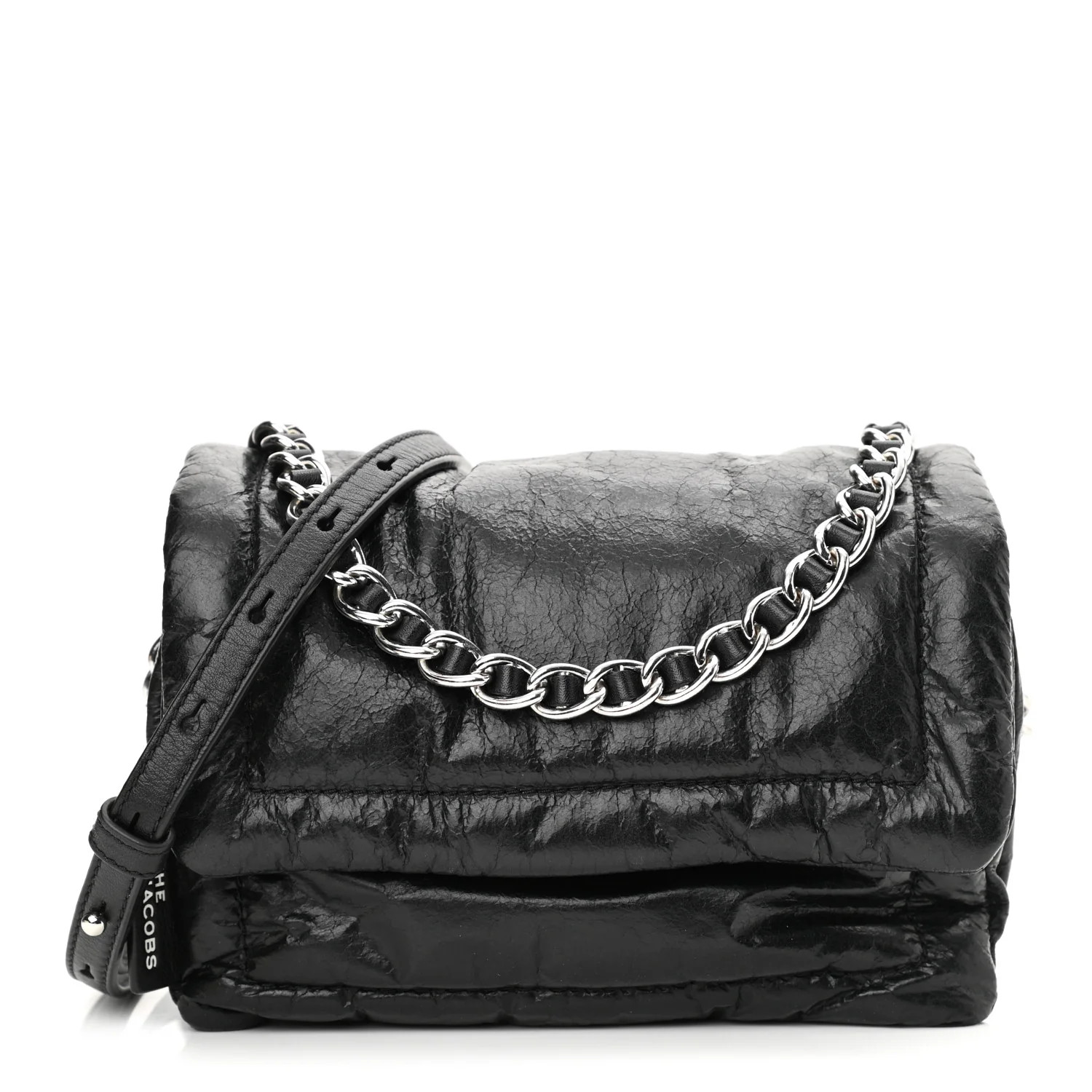 MARC JACOBS Lambskin The Pillow Bag Black | FASHIONPHILE (US)