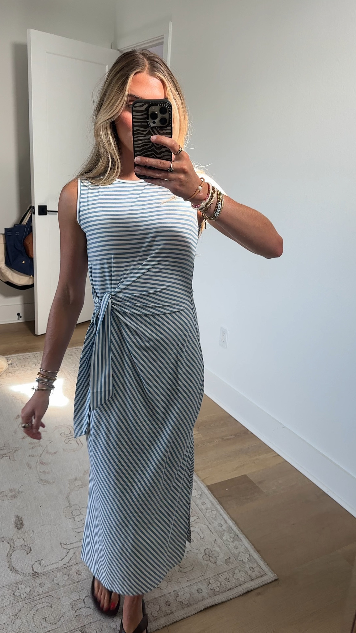 Amazon size small ANRABESS Womens Summer Casual Sleeveless T Shirt Midi Dress Slim Fit Tie Waist Split Tank Long Dresses 2026 Vacation Sundress

#LTKootd #LTKSaleAlert #LTKTravel