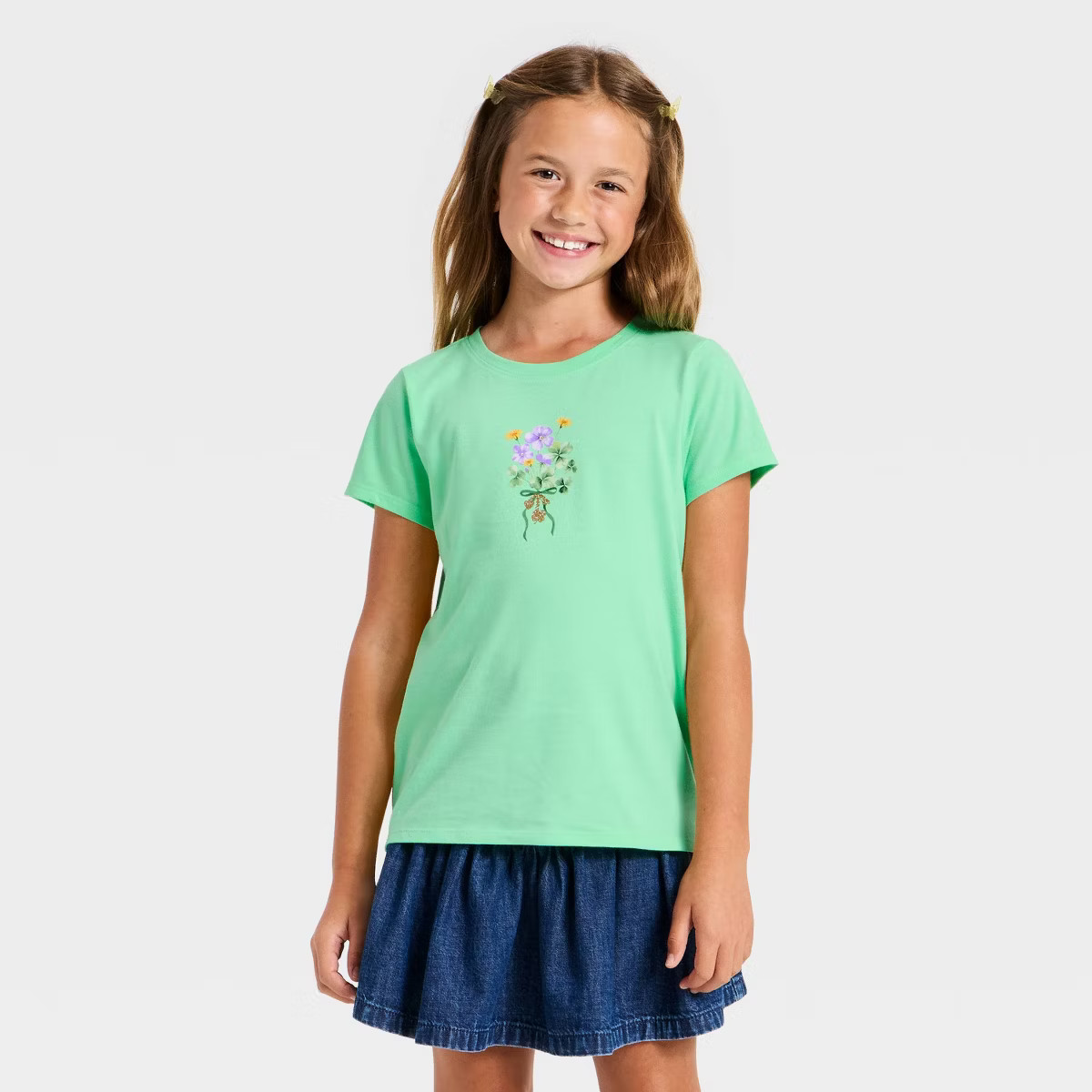 Girls' Short Sleeve St. Patrick's Day Graphic T-Shirt - Cat & Jack™ | Target