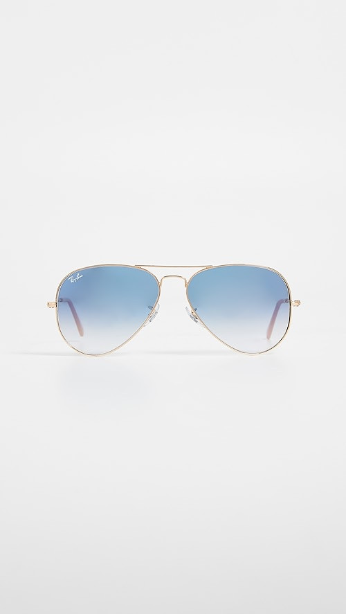RB3025 Classic Aviator Gradient Sunglasses | Shopbop