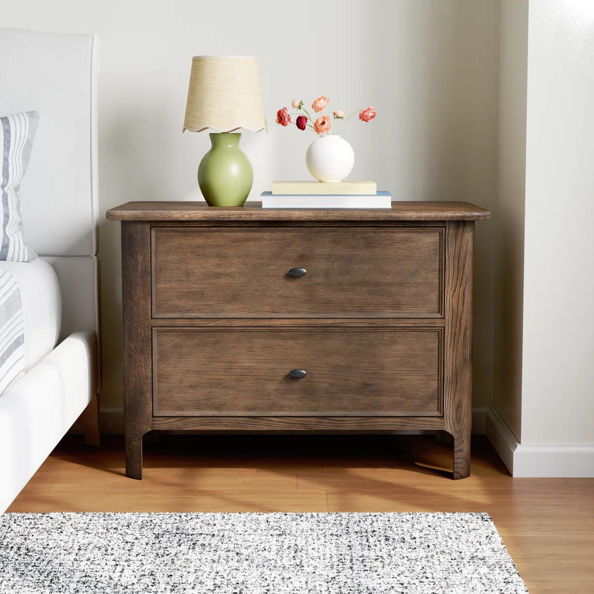 Alma 36'' W Solid Wood Nightstand | Wayfair North America