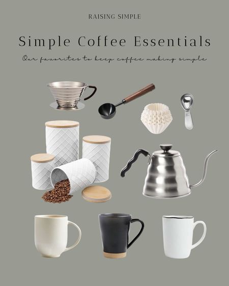 Simple coffee making essentials.
If you haven’t tried the pour over method, you’re missing out. 

#LTKfamily #LTKhome #LTKfindsunder50