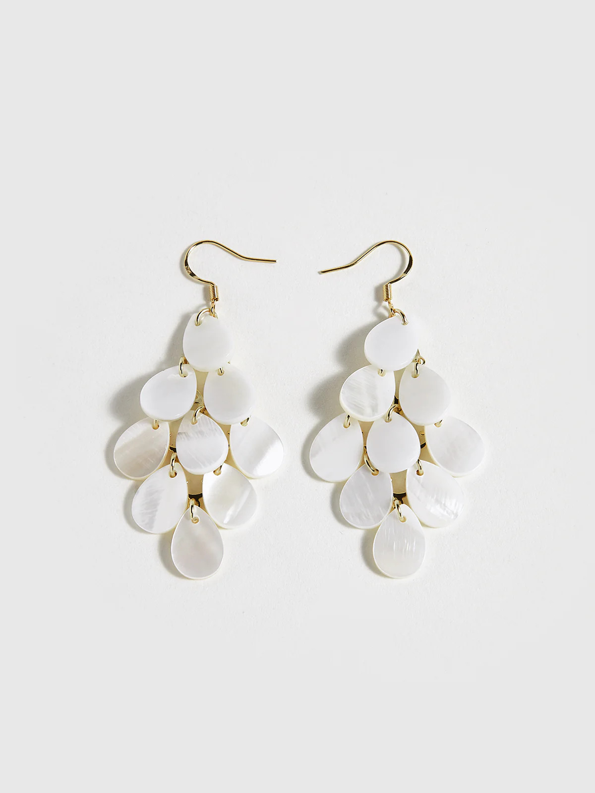 Shell Tassel Drop Earrings | Commense