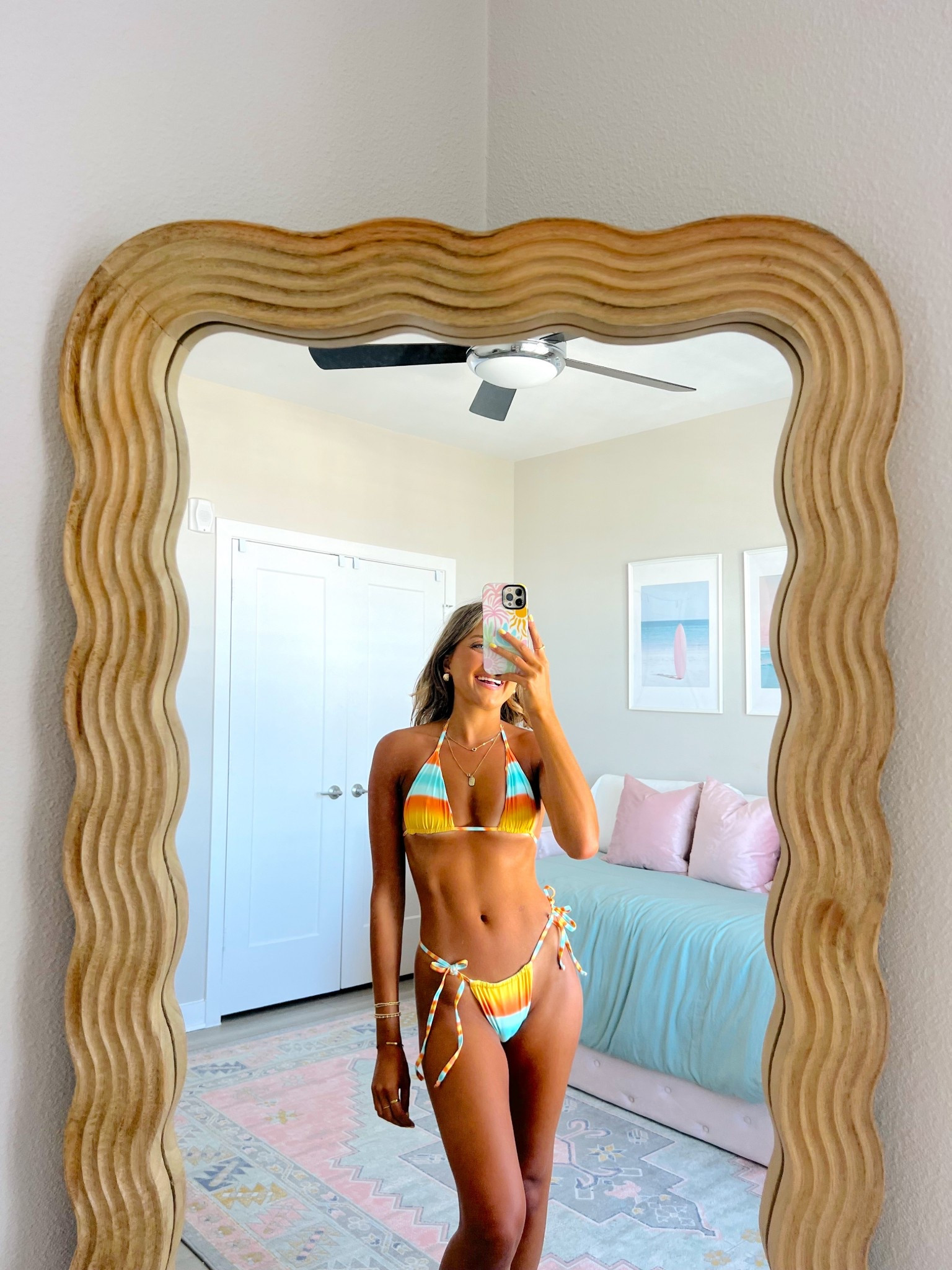 new bikinis from Dippin Daisys. 🌴💛Wearing size XS in top and bottom. code MCK15 for 15% off 