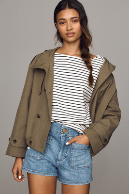 Maeve Colette Denim High-Rise Shorts | Anthropologie (US)
